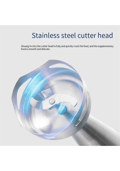 El Tipi Paslanmaz Çelik Elektrikli Gıda Işlemcisi Blender Gıda Işlemcisi Çubuk Çok Fonksiyonlu Kıyma Makinesi Mikser Ab Fişi (Yurt Dışından) indirimleri