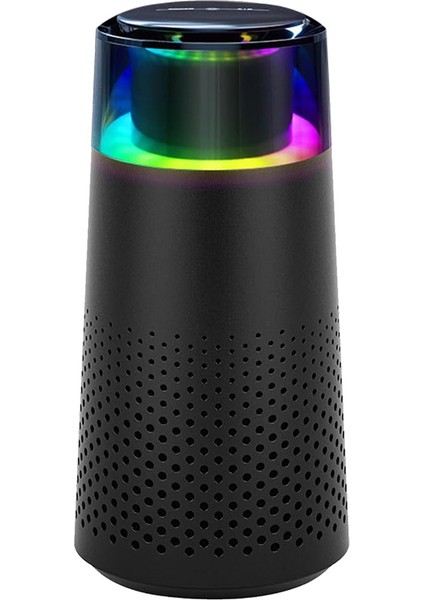 Hava Temizleyici - Hepa Filtreli Mini Hava Temizleyici Hava Temizleyiciler, Atmosfer Işığı Fonksiyonu, Araba, Ev, Ofis Siyah (Yurt Dışından)
