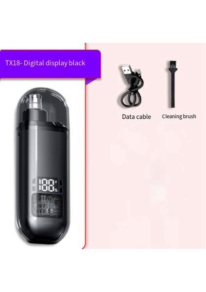 Erkekler Için Burun Kılı Kesme Makinesi Burun Kulak Kılı Kesme Makinesi Taşınabilir Dijital Ekran Kulak Burun Kılı Kesme Makinesi Şarj Edilebilir Saç Kesme Makinesi (Yurt Dışından) fiyatları