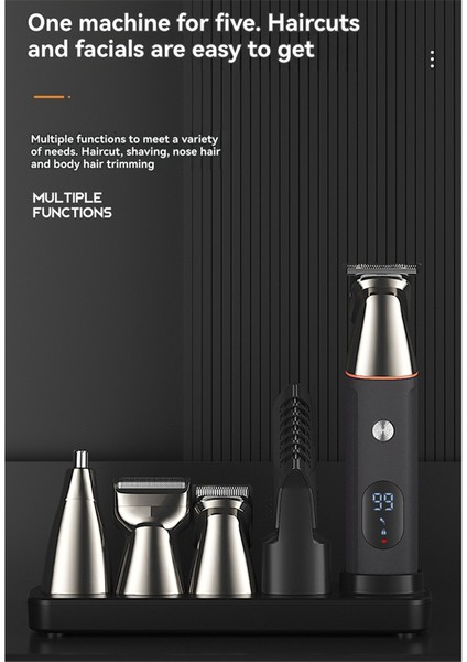 Saç Kesme Makinesi Güzellik Kesme Makinesi Dijital Ekranlı Çok Fonksiyonlu Saç Kesme Makinesi Elektrikli Saç Kesme Makinesi Erkekler Için Tüy Alma Cihazı (Yurt Dışından) fiyatları