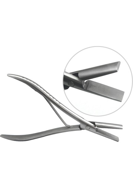 7 Inç Düz Dişler Gümüş Paslanmaz Çelik Kelepçe Saç Uzatma Pensesi Pürüzsüz Yivler Keratin Saç Uzatma Aletleri (Yurt Dışından) modelleri