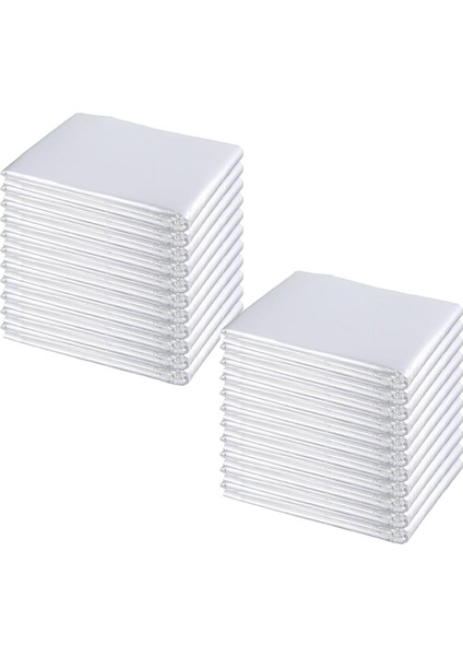 100 Adet Tek Kullanımlık Berber Pelerini Su Geçirmez Salon Pelerini Saç Kesme Pelerini Saç Boyama Pelerini Beyaz Berber Saç Kesim Pelerini (Yurt Dışından)