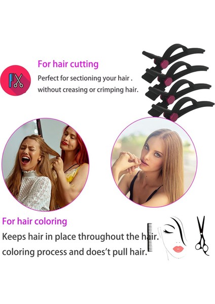 Dyson Saç Kurutma Makinesi ve Maşası Için Saç Tokaları Kadınların Saç Şekillendirmesi Için Mükemmel, Uzun Ördek Gagalı Salon Tokaları Gül (Yurt Dışından) fiyatları