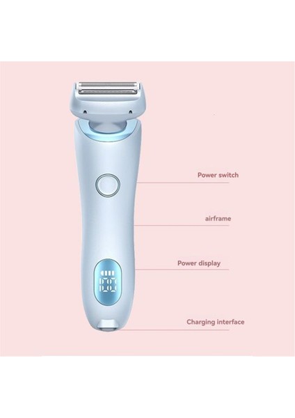 2'si 1 Arada Kadın Elektrikli Tıraş Makinesi Ev Tıraş Makinesi Epilatör Elektrikli Düzeltici - Taşınabilir, Islak ve Kuru Tüm Vücut Bakımı Için (Yurt Dışından) modelleri