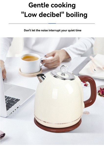220V Taşınabilir Elektrikli Su Isıtıcısı 1.7l Elektrikli Çaydanlık 304 Paslanmaz Çelik Liner Otomatik Kapanan Su Isıtıcısı A Ab Fişi (Yurt Dışından) fiyatları