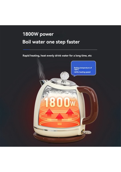 220V Taşınabilir Elektrikli Su Isıtıcısı 1.7l Elektrikli Çaydanlık 304 Paslanmaz Çelik Liner Otomatik Kapanan Su Isıtıcısı A Ab Fişi (Yurt Dışından) modelleri