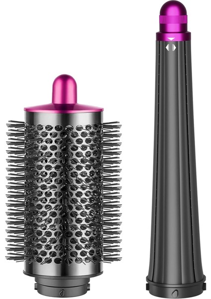 Dyson Airwrap, Barrels Curl ve Wave Curl Purple Için 20MM-36MM Uzun Namlulu Başlık ve Büyük Yuvarlak Fırça Başlığı (Yurt Dışından)