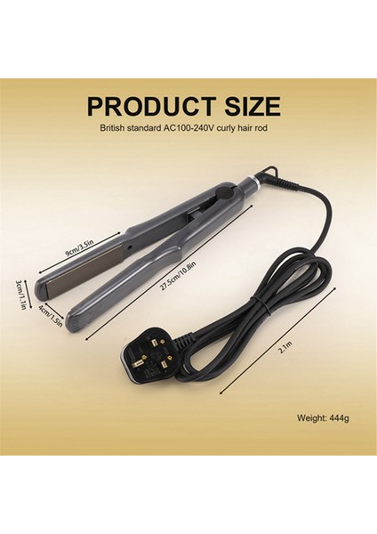 Curling Iron Mısır Plakası Curling Iron Salon Ev Saç Mısır Plakası Saç Hacmi Için Özel Buharlı Silindirler Ingiltere Fişi (Yurt Dışından) fiyatları