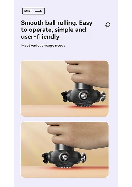 Elektrikli Üç Başlı Çok Işlevli Fasya Aleti Masaj Aleti Rahatlama, Masaj, Fitness ve Kas Gevşemesi Için B (Yurt Dışından) modelleri