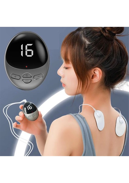 Mini Akıllı Servikal Omurga Masaj Aleti Ev Elektrikli Omuz ve Boyun USB Şarjlı Boyun Yaması Masaj Aleti Yorgunluğu Giderir Gri (Yurt Dışından) fiyatları