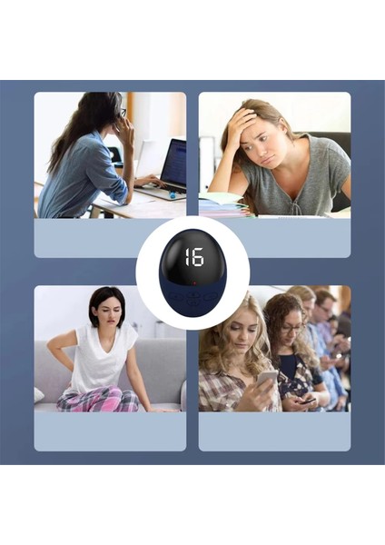 Mini Akıllı Servikal Omurga Masaj Aleti Ev Elektrikli Omuz ve Boyun USB Şarjlı Boyun Yaması Masaj Aleti Yorgunluğu Giderir Gri (Yurt Dışından) modelleri