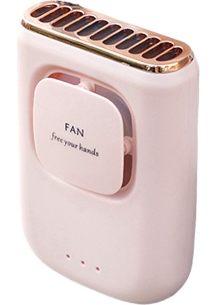 Taşınabilir Vantilatör, Kişisel Bel Vantilatörü, Eller Serbest Boyun Askılı Vantilatör, Kamp ve Inşaat Alanları Için Giyilebilir Kemer Vantilatörü, Pembe (Yurt Dışından) modelleri