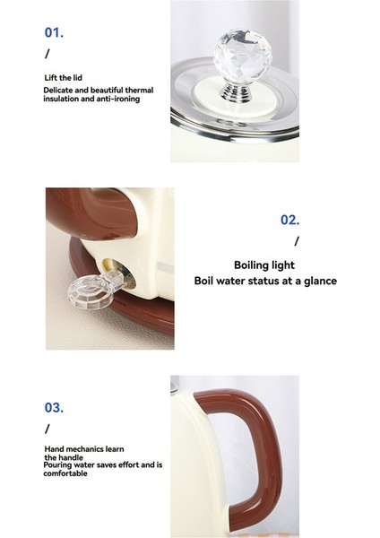 220V Taşınabilir Elektrikli Su Isıtıcısı 1.7l Elektrikli Çaydanlık 304 Paslanmaz Çelik Liner Otomatik Kapanma Su Isıtıcısı B Ab Fişi (Yurt Dışından) indirimleri