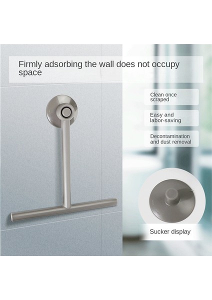 Duş Sileceği Cam Temizleyici Kazıyıcı Yı Sileceği Askısı Zemin Pencere Temizleme Suyu Duvar Askısı Saplı, B (Yurt Dışından) modelleri