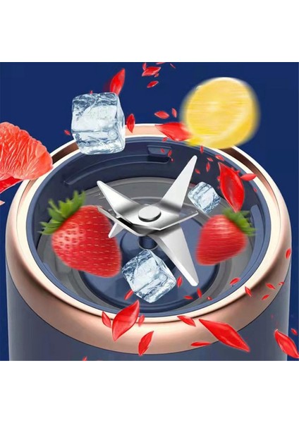 Shake ve Meyve Sıkacağı Için Meyve Sıkacağı USB Şarj Edilebilir El Blenderları 6 Keskin Bıçaklı Kolay Temizlenir (Yurt Dışından) modelleri