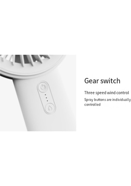 Taşınabilir El Tipi Sisleme Fanı, 4000MAH El Tipi Sisleme Fanı Şarj Edilebilir Güç Bankası, Seyahat Için Soğutma Suyu Fanı (Yurt Dışından) fırsatları