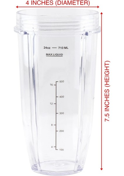 Ninja 24 Oz Bardak 7 Kanatlı Blender Bıçağı Için Nutri Ninja Auto Iq BN801 SS101 BL480-30 BL641 Yedek Parçaları (Yurt Dışından) fırsatları