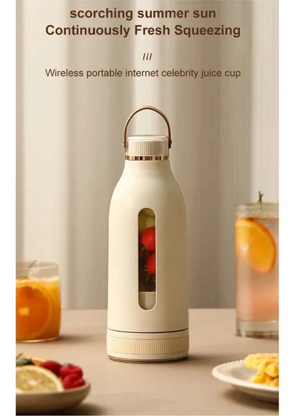 380ML Taşınabilir Çok Fonksiyonlu Meyve Sıkacağı USB Hızlı Şarj Edilebilir Mikser Taze Meyve Öğütücü Elektrikli Blender Bardak (Yurt Dışından) indirimleri