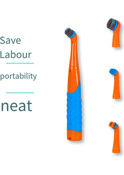 Elektrikli Temizleme Fırçası Mutfak Temizlik Malzemeleri Değiştirilebilir Fırça Ayakkabı Fırçası Banyo Temizlik Aletleri (Yurt Dışından) indirimleri