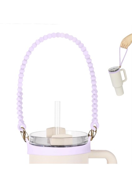 Yumuşak ve Dayanıklı Su Şişesi Tutucu, Askı, Boyun Askısı, Askılı Taşıyıcı - Çoğu 8-40OZ Su Şişesine Uyar, Açık Mor (Yurt Dışından) fiyatları