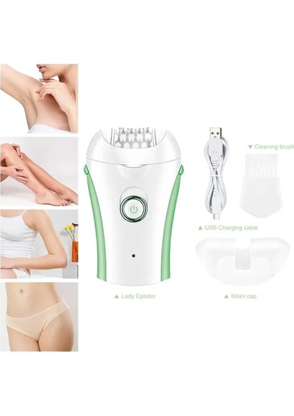 Vgr Taşınabilir Elektrikli Vücut Tıraş Makinesi Şarj Edilebilir Tüy Alma Cihazları Kadın Epilatörü Kadınlar Için Tüm Vücut, Açık Pembe (Yurt Dışından)