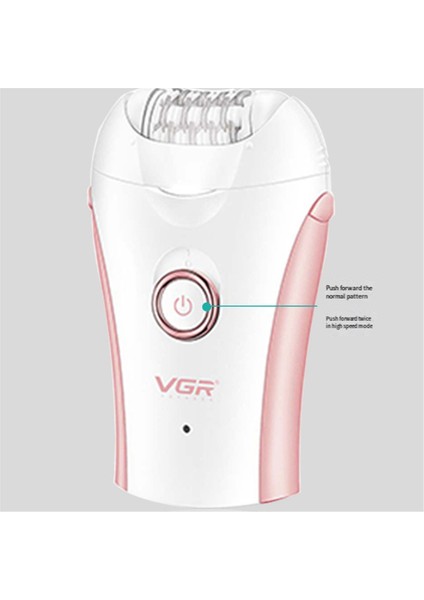 Vgr Taşınabilir Elektrikli Vücut Tıraş Makinesi Şarj Edilebilir Tüy Alma Cihazları Kadın Epilatörü Kadınlar Için Tüm Vücut, Açık Pembe (Yurt Dışından) modelleri