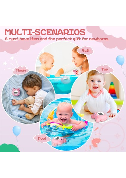 Bebek Güvenliği Banyo Termometresi, Sıcaklık Alarmlı Dijital Bebek Küvet Termometresi, Bebek Su Termometresi (Yurt Dışından) fiyatları