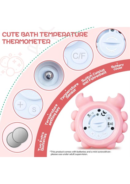 Bebek Güvenliği Banyo Termometresi, Sıcaklık Alarmlı Dijital Bebek Küvet Termometresi, Bebek Su Termometresi (Yurt Dışından) modelleri