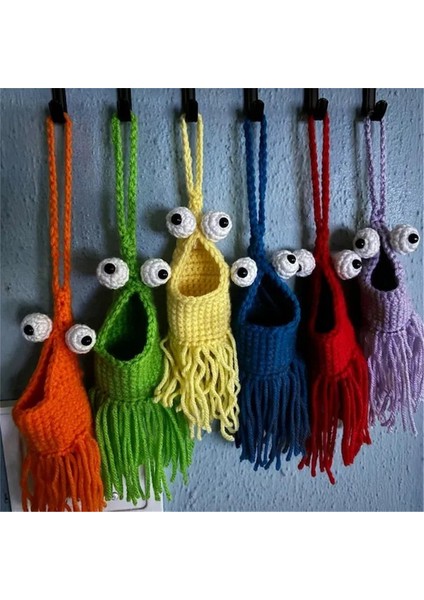 Bitki Askısı Iç Mekan Askılı Saksı Sepeti, Makrome Bitki Askısı Iç Mekan Mini Yip Askılı Saklama Sepeti, Mor (Yurt Dışından) modelleri