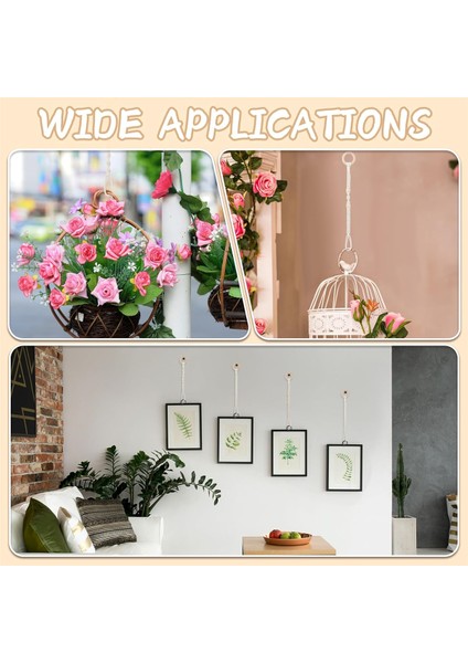 12 Adet Bağlanabilir Makrome Bitki Askısı Uzatıcı Saksı Tutucu Uzatıcı Makrome Bitki Tutucu El Yapımı Dokuma Askı (Yurt Dışından) indirimleri