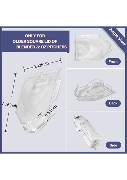 Meyve Sıkacağı Aksesuarları Küçük Blender Kapağı Yedek Ağız Kapakları Profesyonel Blender Kapağı Kapağı Şeffaf Kapak Kapağı Küçük (Yurt Dışından) fırsatları