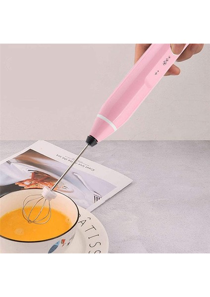 Mini Elektrikli Elde Taşınabilir Süt Köpürtücü Elektrikli Blender USB Elektrikli Yapıcı Çırpma Mikseri Süt Köpürtücü Kapuçino, B (Yurt Dışından) fırsatları