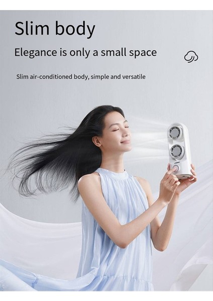 Masaüstü Çift Kafa Elektrikli Vantilatör Sallanan Kafa Masaüstü Kule Vantilatör Sessiz Mini Vantilatör Ev Ofis Büyük Rüzgar Türbini Vantilatörü B (Yurt Dışından)