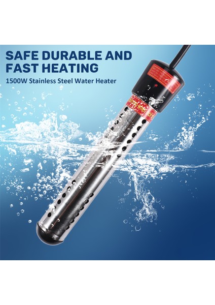 Daldırma Isıtıcı, Taşınabilir Elektrikli Dalgıç Anında Su Isıtıcısı, Yüzme Havuzu Küveti ve Abd Fişinde Kullanılır (Yurt Dışından) fırsatları