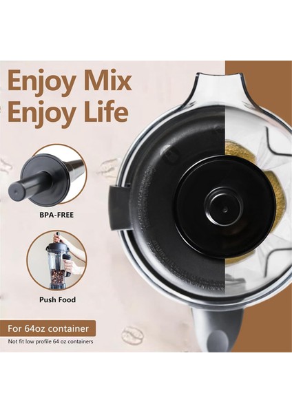 Vitamix Blender Sürahi 64OZ Tamperli, Vitamix 5200 Yedek Kap, 5000 6300 7500 PRO200/500/750 Serisi Için (Yurt Dışından) fiyatları