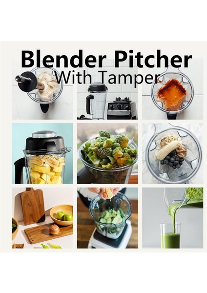 Vitamix Blender Sürahi 64OZ Tamperli, Vitamix 5200 Yedek Kap, 5000 6300 7500 PRO200/500/750 Serisi Için (Yurt Dışından) indirimleri