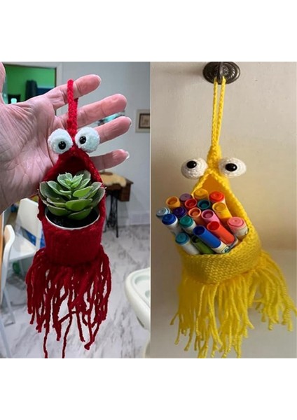 Tığ Işi Bitki Askısı, Bitki Askısı Iç Mekan Asılı Saksı Sepeti, Makrome Bitki Askısı Iç Mekan (Yurt Dışından) fırsatları