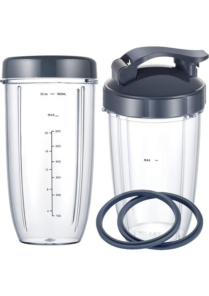 Nutribullet Blender 600W/900W/PRO 32 Oz Büyük Bardaklar ve 24 Oz Büyük Bardaklar Için Blender Yedek Parçaları (Yurt Dışından)