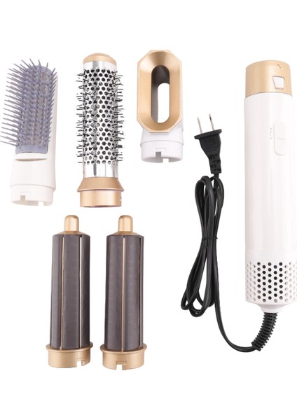 Saç Maşası, Saç Düzleştirici, Saç Fırçası, Saç Kurutma Makinesi, Saç Kurutma Makinesi, Saç Çok Amaçlı Şekillendirici, Abd Fişi Için 5'i 1 Arada Saç Kurutma Makinesi (Yurt Dışından)