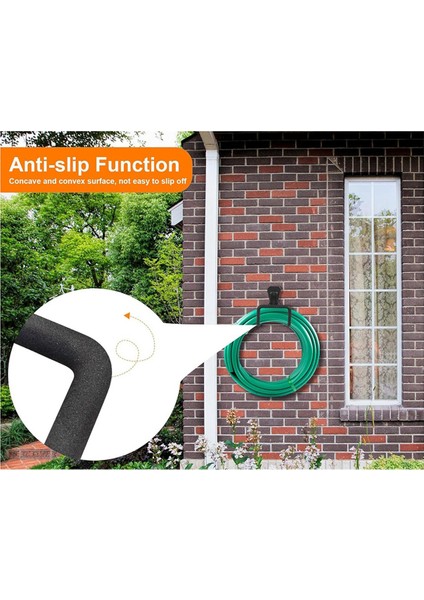 Metal Bahçe Hortumu Tutucu - Dış Bahçe Için Duvara Monte Su Hortumu Tutucu Hortum Askısı, Dayanıklı Hortum Makarası Hortum Kancaları (Yurt Dışından) fırsatları