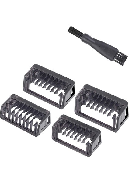 Philips One Blade QP2520 QP2530 QP2620 QP2630 QP6510 QP6520 Yüz Saç Kesme Makinesi Sakal Düzeltici Tıraş Makinesi Için Kılavuz Tarak Koruyucuları (Yurt Dışından)