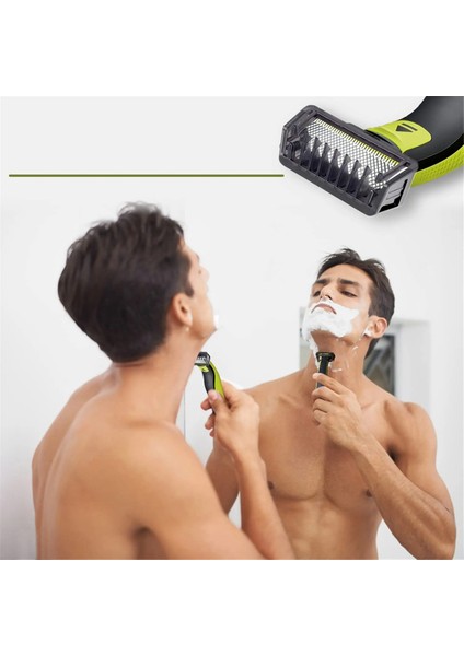 Philips One Blade QP2520 QP2530 QP2620 QP2630 QP6510 QP6520 Yüz Saç Kesme Makinesi Sakal Düzeltici Tıraş Makinesi Için Kılavuz Tarak Koruyucuları (Yurt Dışından) indirimleri