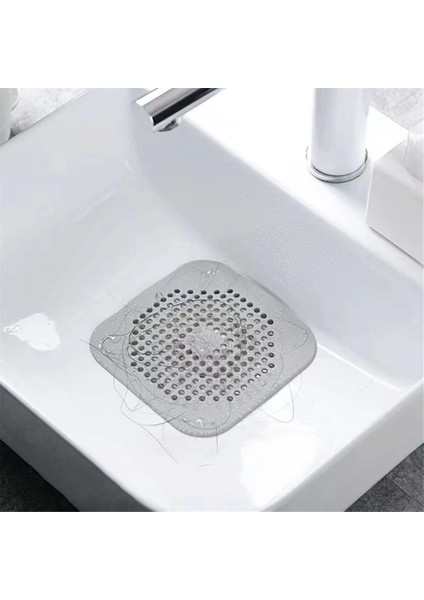 Silikon Drenaj Saç Tutucu, Mutfak ve Banyo Için Vantuzlu Duş Lavabo Süzgeci, Kolay Kurulum ve Temizlik (Yurt Dışından) indirimleri