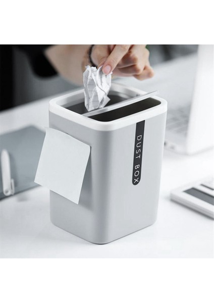 Mini Küçük Atık Kutusu Masaüstü Çöp Sepeti Ev Masası Plastik Ofis Malzemeleri Çöp Kutusu Çöp Kovası Çeşitli Eşyalar Varil Kutusu (Yurt Dışından) fırsatları
