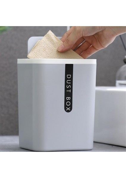 Mini Küçük Atık Kutusu Masaüstü Çöp Sepeti Ev Masası Plastik Ofis Malzemeleri Çöp Kutusu Çöp Kovası Çeşitli Eşyalar Varil Kutusu (Yurt Dışından) indirimleri