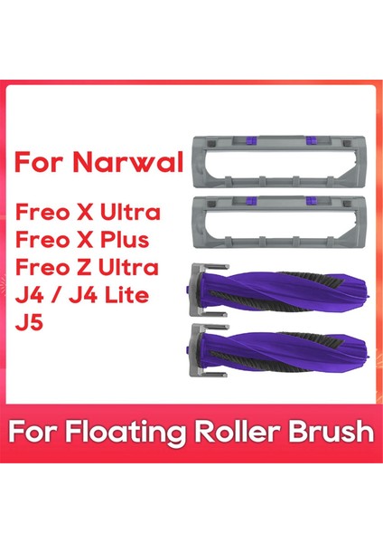 Narwal Freo x Ultra / Freo x Plus / Freo Z Ultra / J5 / J4 Lite Silindir Fırça Kapağı Robot Süpürgeler Parça Aksesuarları (Yurt Dışından)