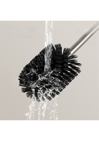 Tuvalet Fırçası Tutucu Duvara Monte Banyo Temizleme Fırçası Alüminyum Tuvalet Fırçası Temizlik Depolama Beyaz (Yurt Dışından) fırsatları