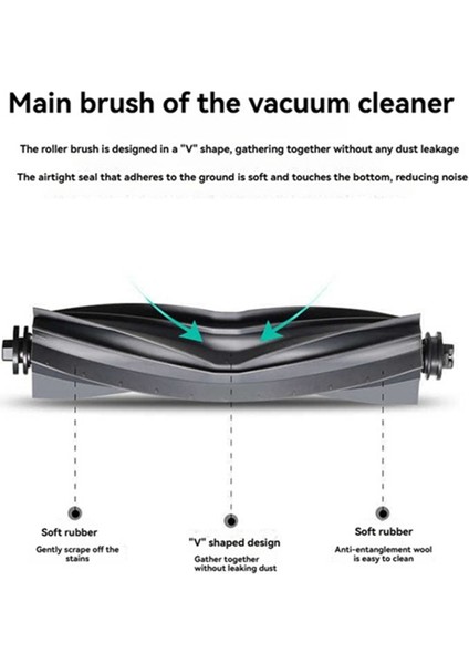 Dreame Mova G30/G30 PRO/G30 Ultra Elektrikli Süpürge Yedek Parçaları Fırça Hepa Filtre Toz Torbası Paletli Paspas Bezi (Yurt Dışından) fırsatları