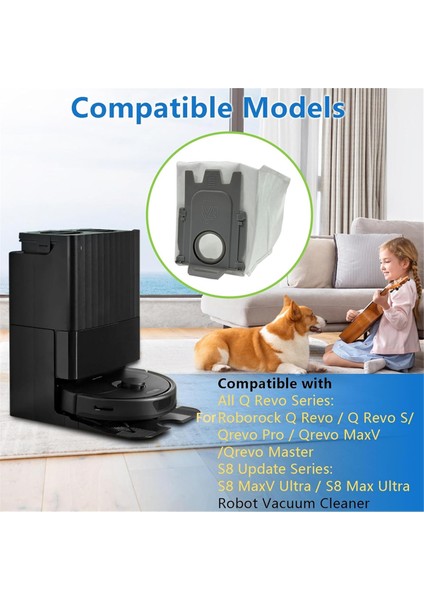 Roborock Q Revo/s8 Maxv ULTRA/P10PRO/G20S Robot Süpürge Aksesuarları Için Toz Torbası Yedeği 12 Adet (Yurt Dışından) fırsatları