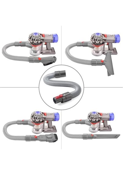 Dyson V8 V10 V7 V11 V12 V15 Elektrikli Süpürge Parçaları Için Esnek Dar Alan Temizleme Aparatı Adaptör Hortum Seti Bağlantı ve Uzatma Için (Yurt Dışından) fırsatları